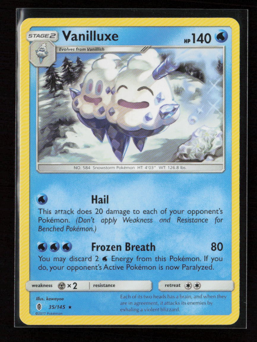 Vanilluxe Rare SM - Guardians Rising 35/145 LP