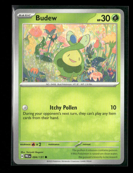 Budew Common SV: Prismatic Evolutions 004/131 NM - Kang's Collectibles