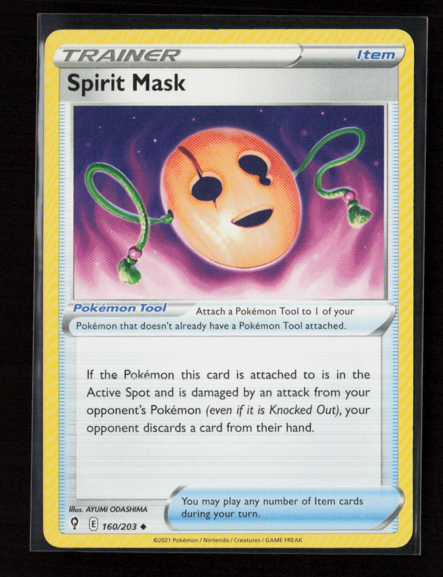 Spirit Mask Uncommon SWSH07: Evolving Skies 160/203 LP