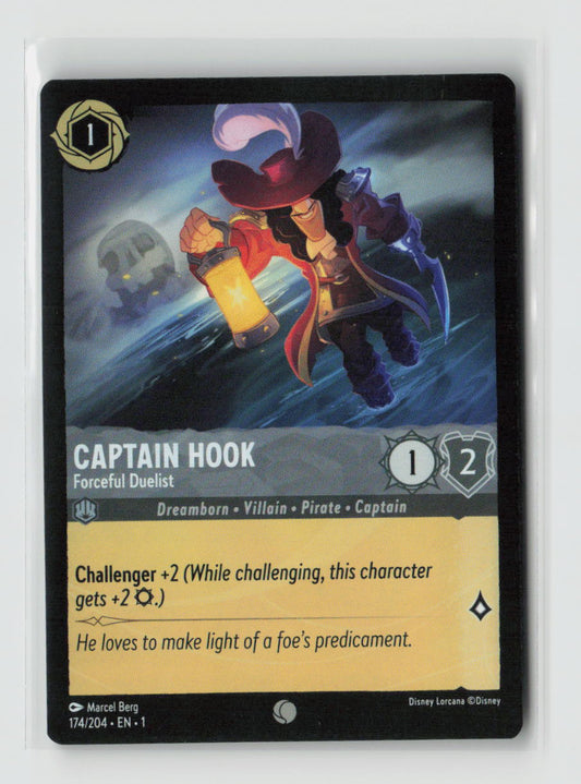 Captain Hook - Forceful Duelist Common The First Chapter 174/204 NM