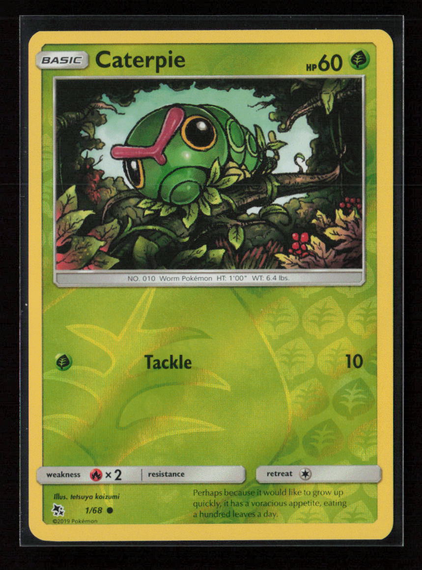 Caterpie Common Hidden Fates 1/68 NM