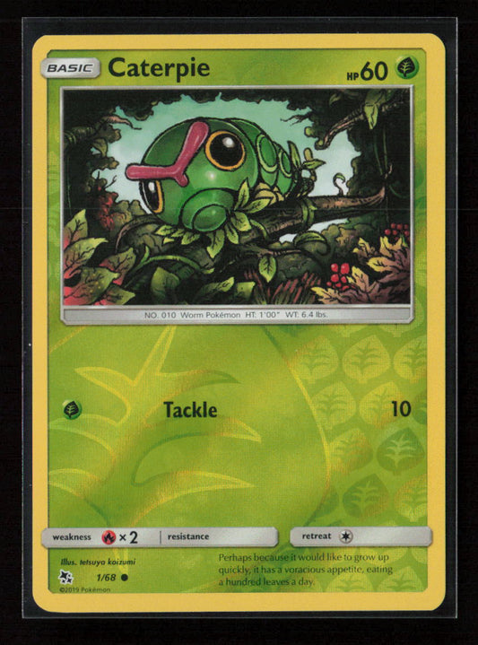 Caterpie Common Hidden Fates 1/68 NM