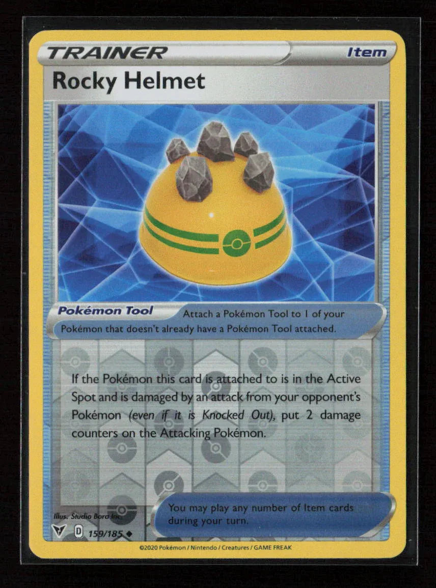 Rocky Helmet Uncommon SWSH04: Vivid Voltage 159/185 LP - Kang's Collectibles