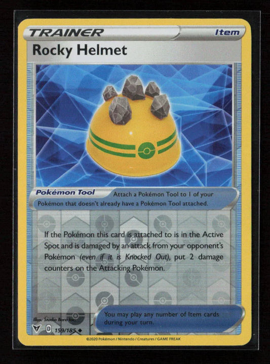 Rocky Helmet Uncommon SWSH04: Vivid Voltage 159/185 LP - Kang's Collectibles