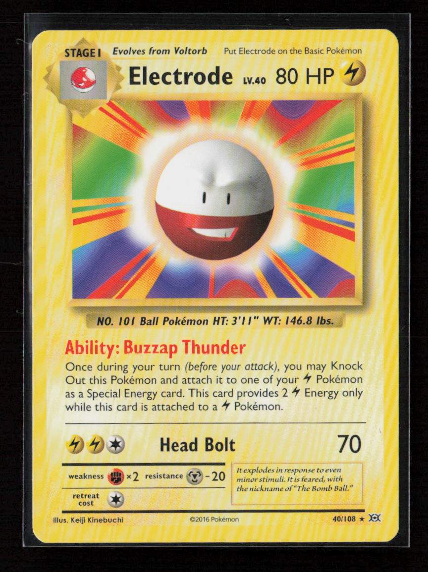Electrode Rare XY - Evolutions 40/108 LP