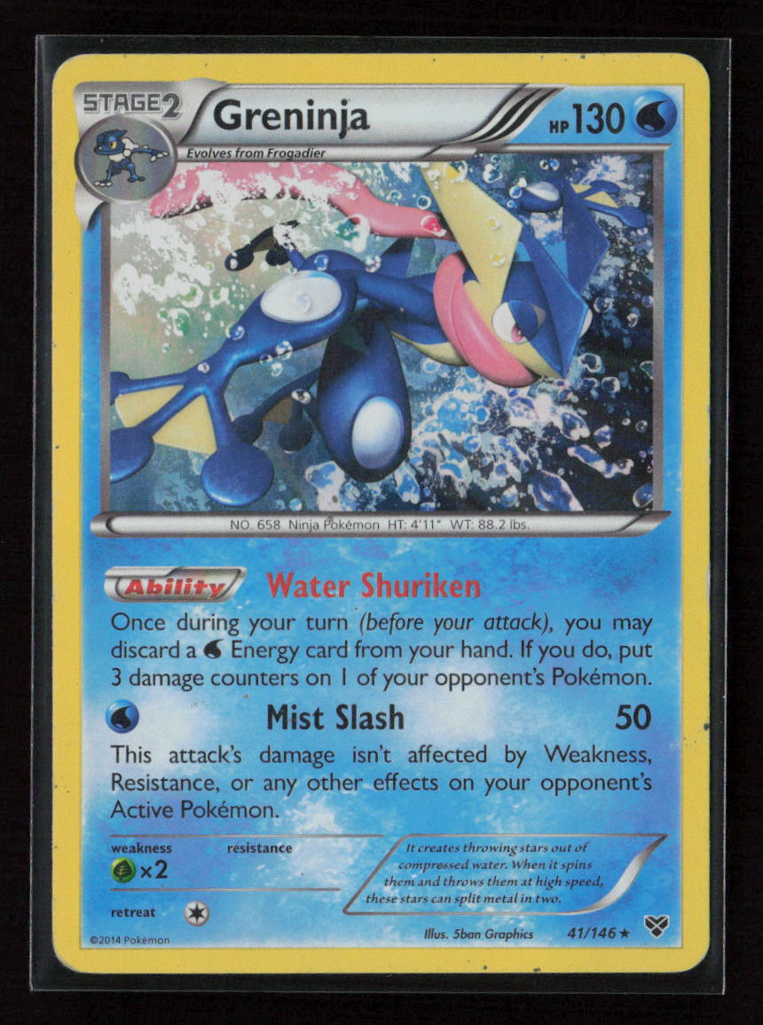 Greninja Holo Rare XY Base Set 41/146 MP