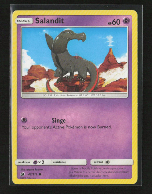 Salandit Common SM - Crimson Invasion 46/111 LP - Kang's Collectibles