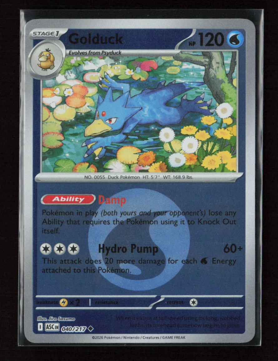 Golduck (Energy Symbol Pattern) Uncommon ME: Ascended Heroes 040/217 NM
