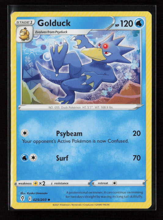 Golduck Uncommon SWSH07: Evolving Skies 025/203 LP