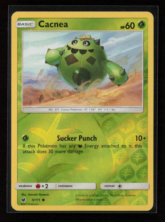 Cacnea Common SM - Crimson Invasion 5/111 NM - Kang's Collectibles