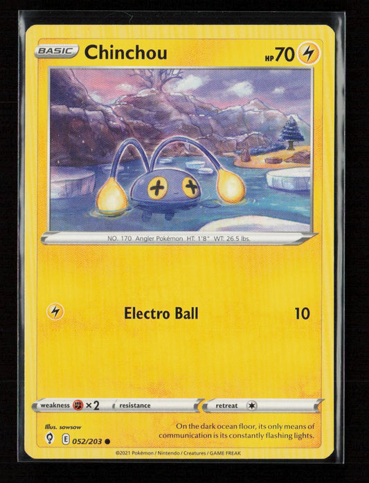Chinchou Common SWSH07: Evolving Skies 052/203 LP