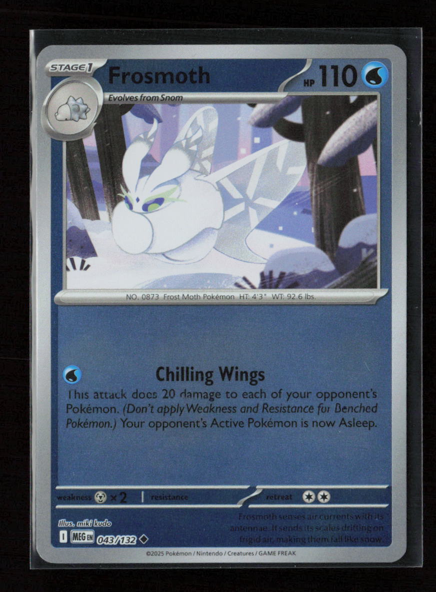 Frosmoth Uncommon ME01: Mega Evolution 043/132 NM