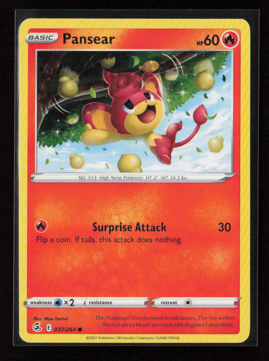 Pansear Common SWSH08: Fusion Strike 037/264 LP