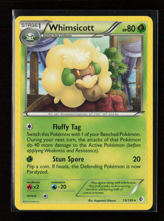 Whimsicott Rare Boundaries Crossed 15/149 LP - Kang's Collectibles