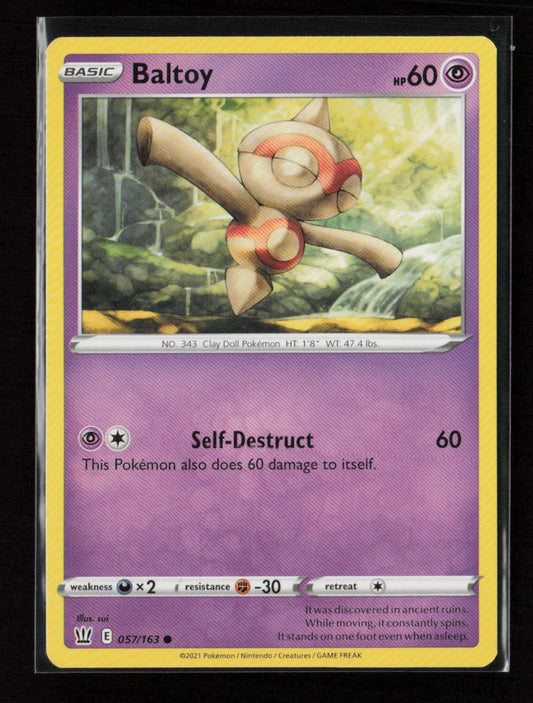 Baltoy Common SWSH05: Battle Styles 057/163 LP