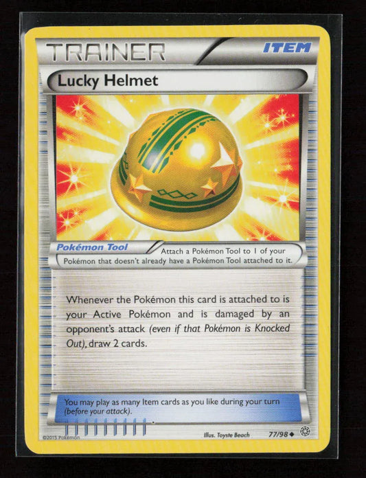 Lucky Helmet Uncommon XY - Ancient Origins 77/98 LP - Kang's Collectibles