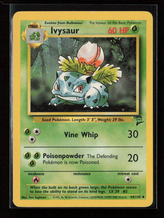 Ivysaur Uncommon Base Set 2 044/130 LP