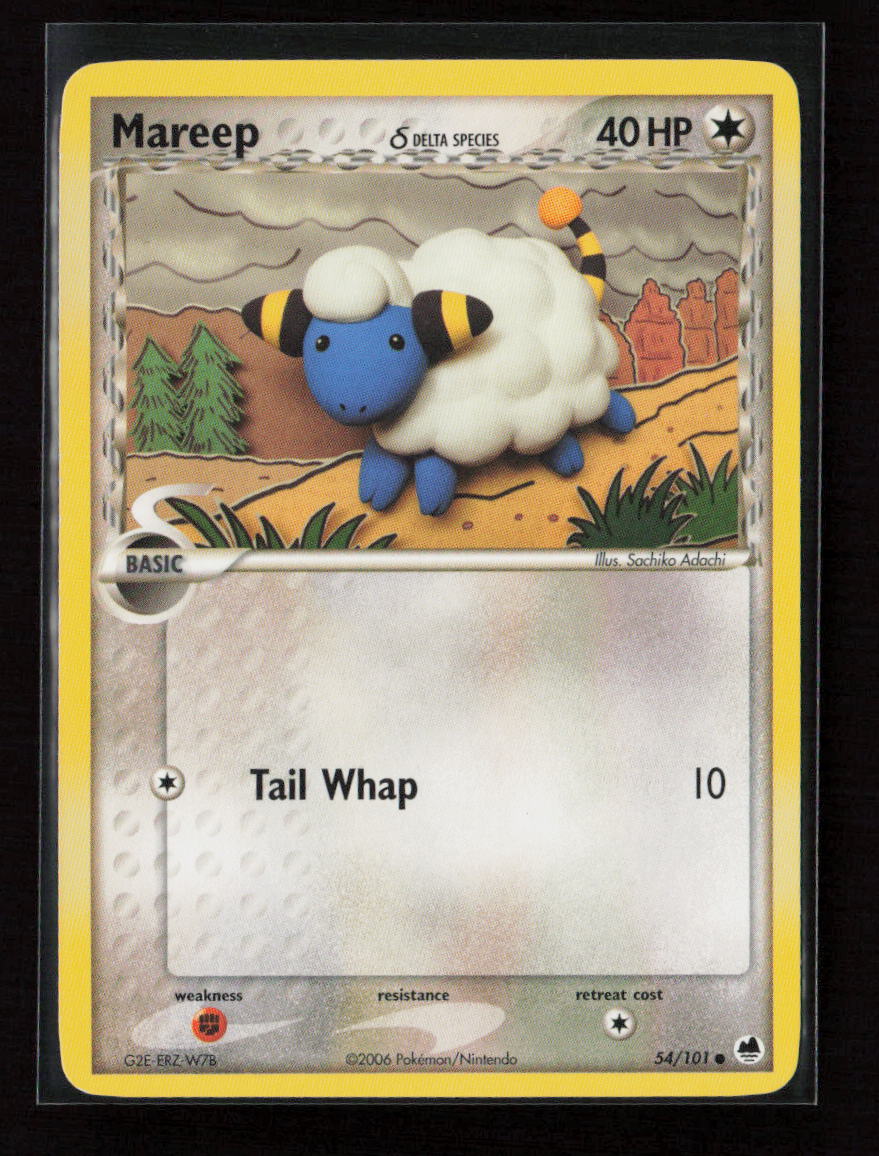 Mareep (Delta Species) Common Dragon Frontiers 54/101 LP