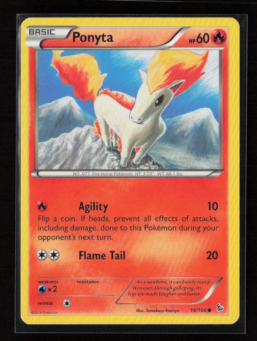 Ponyta Common XY - Flashfire 14/106 LP - Kang's Collectibles