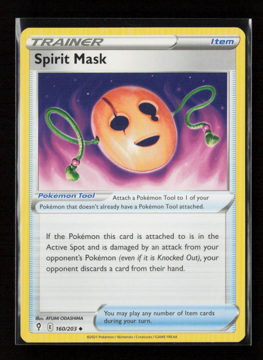 Spirit Mask Uncommon SWSH07: Evolving Skies 160/203 LP