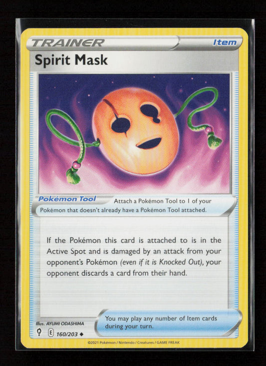 Spirit Mask Uncommon SWSH07: Evolving Skies 160/203 LP