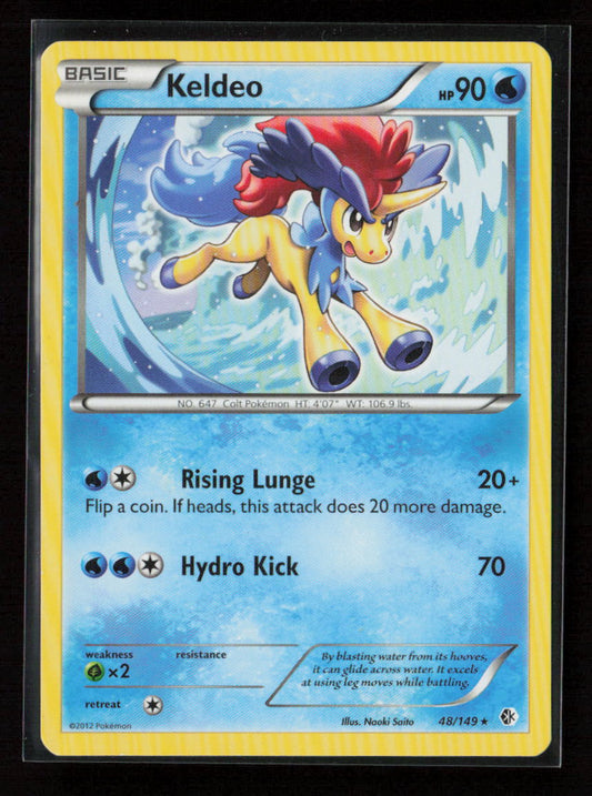 Keldeo (48) Rare Boundaries Crossed 48/149 LP