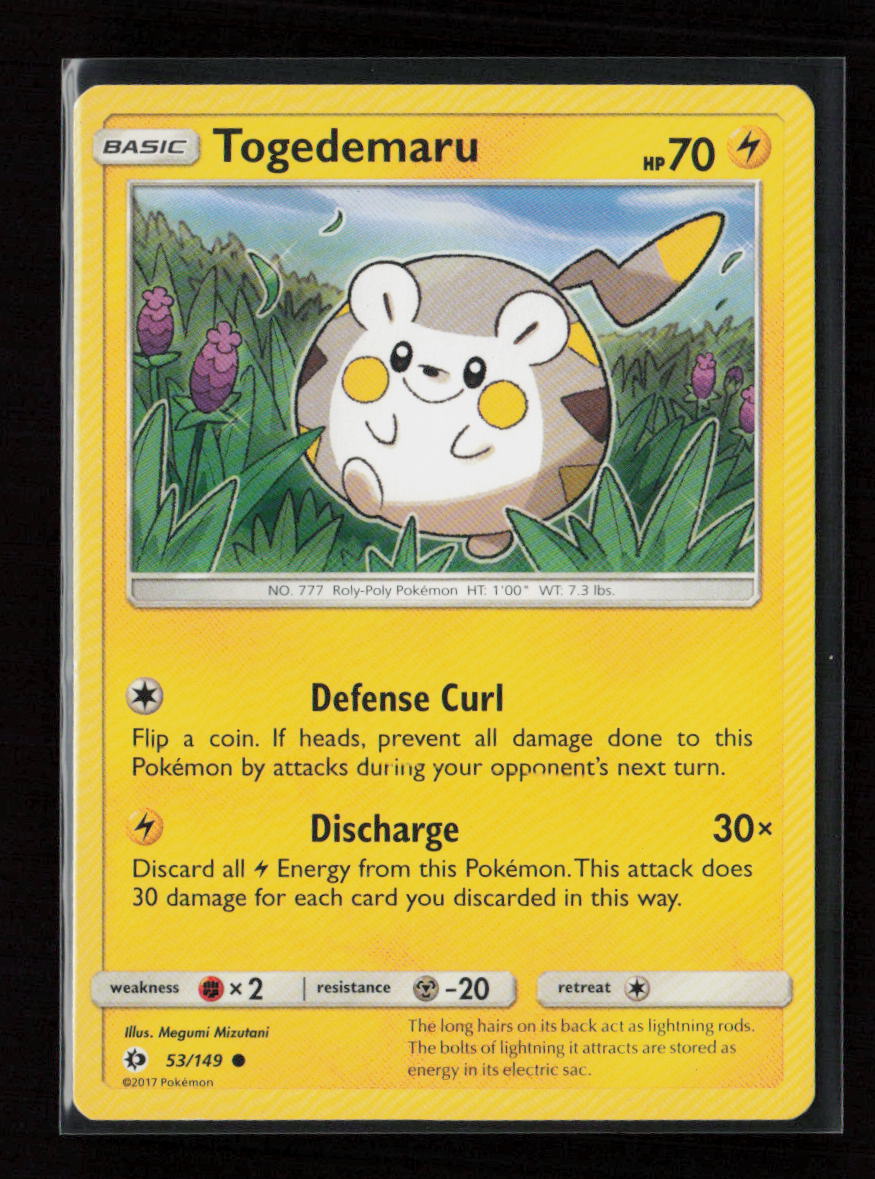 Togedemaru Common SM Base Set 53/149 LP