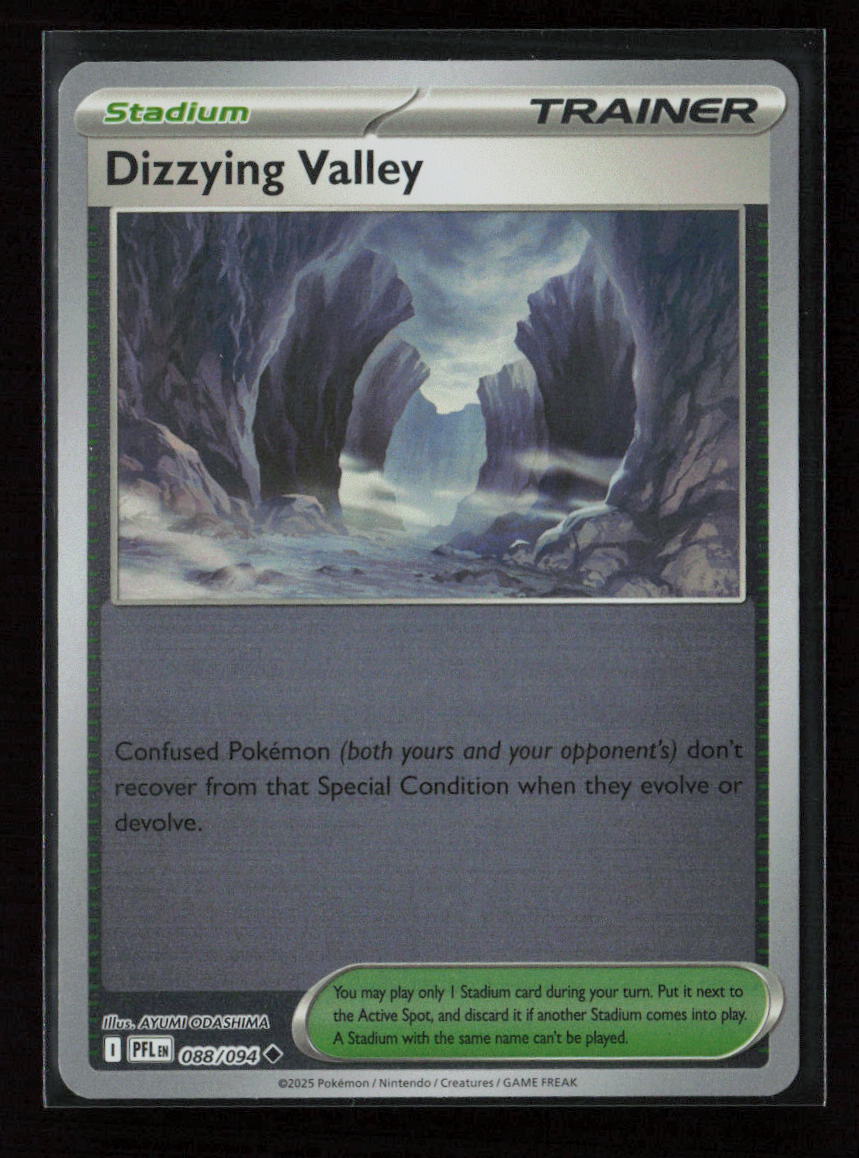 Dizzying Valley Uncommon ME02: Phantasmal Flames 088/094 NM