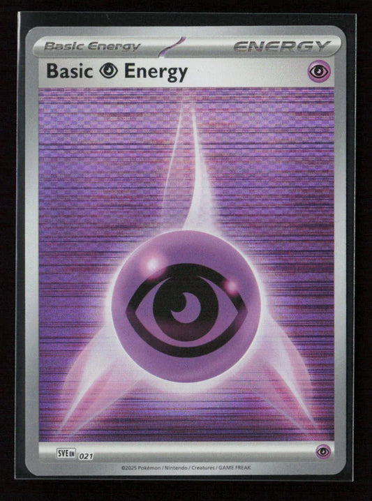 Basic Psychic Energy - Common SVE: Scarlet & Violet Energies 021 NM - Kang's Collectibles