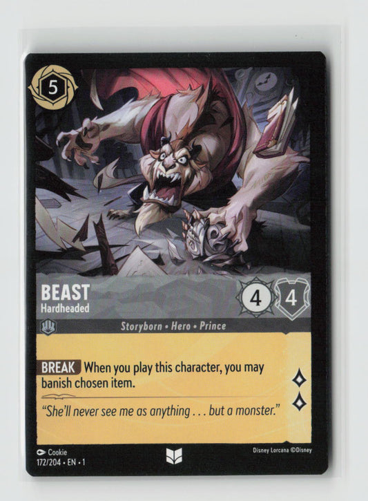 Beast - Hardheaded Uncommon The First Chapter 172/204 NM