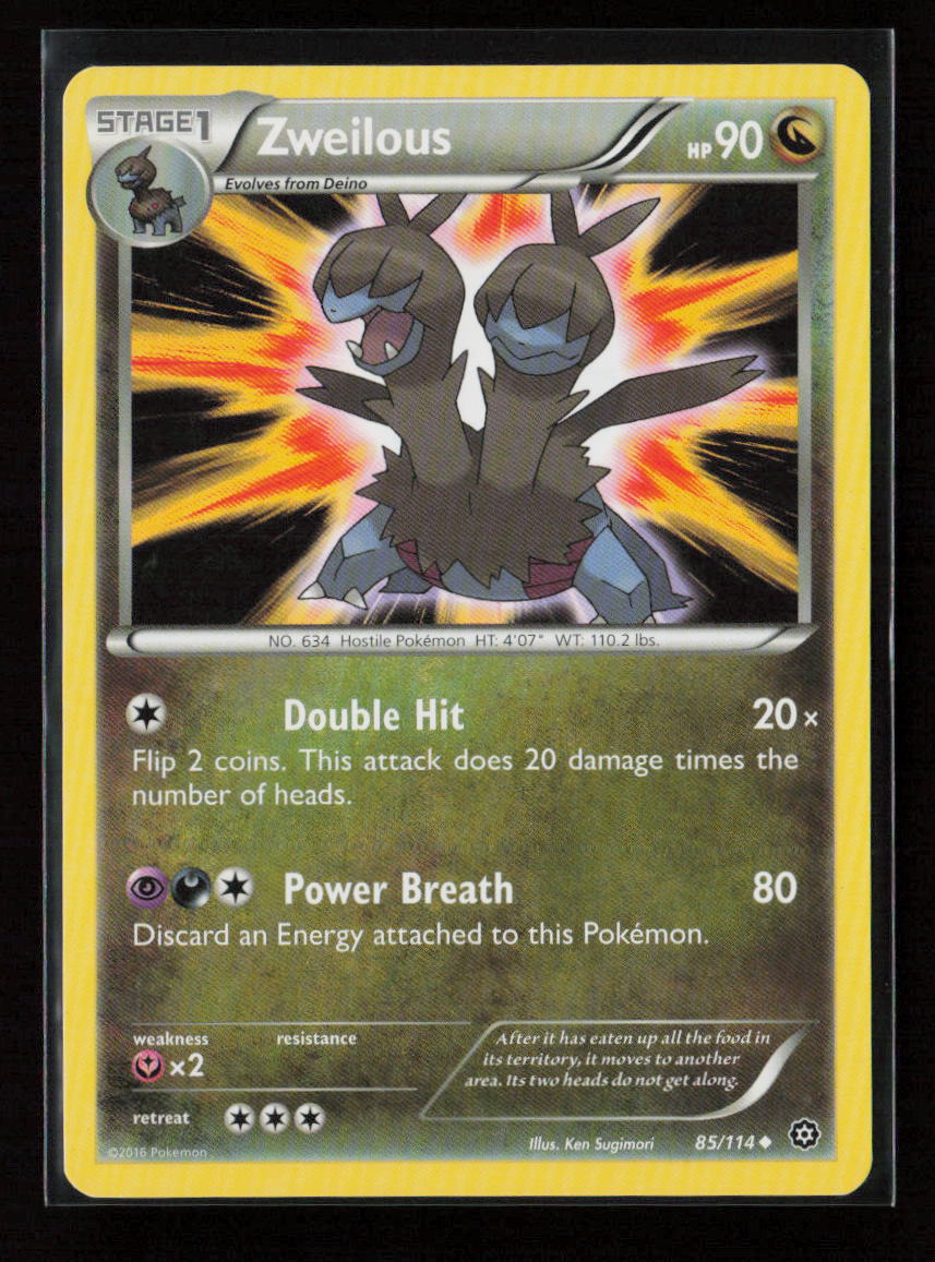 Zweilous Uncommon XY - Steam Siege 85/114 LP