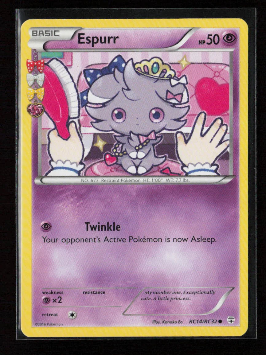 Espurr Common Generations: Radiant Collection RC14/RC32 NM - Kang's Collectibles