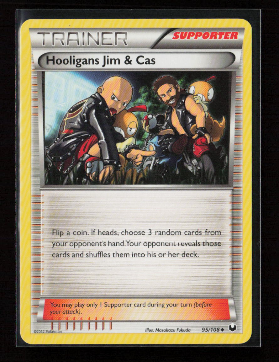 Hooligans Jim & Cas Uncommon Dark Explorers 95/108 NM