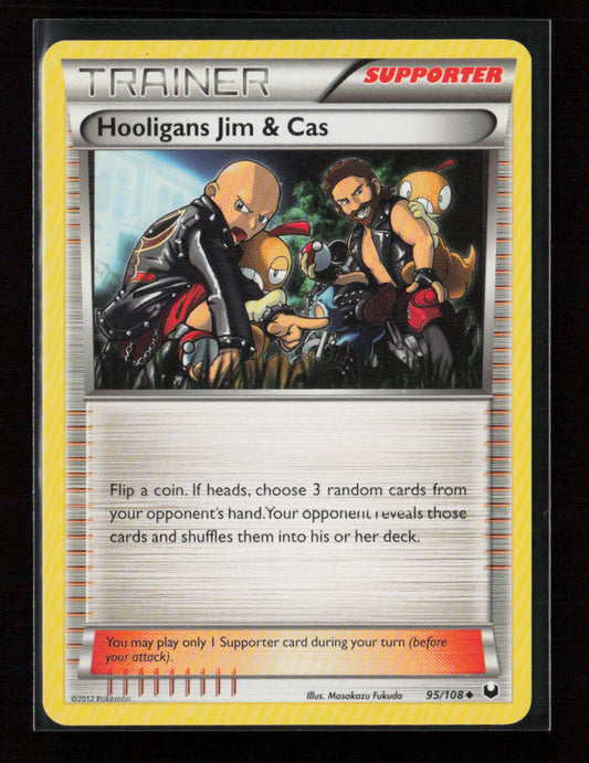 Hooligans Jim & Cas Uncommon Dark Explorers 95/108 NM