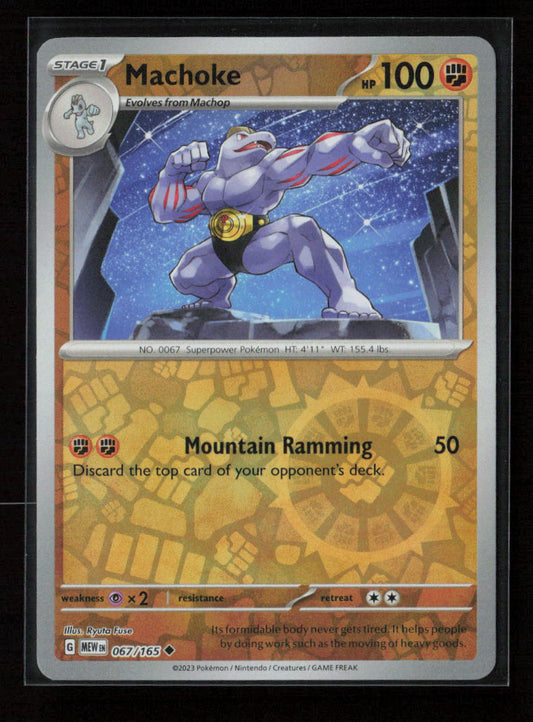Machoke - Uncommon SV: Scarlet & Violet 151 067/165 NM