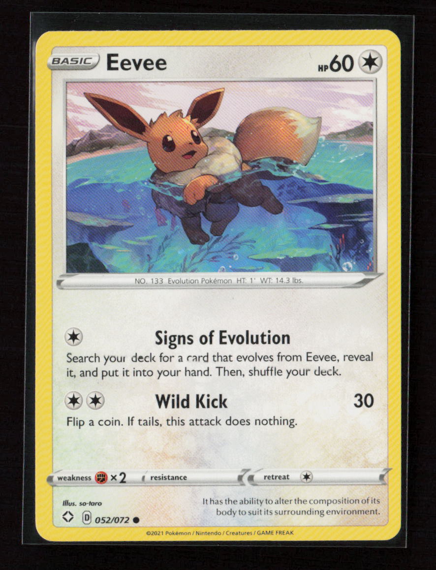 Eevee Common Shining Fates 052/072 LP