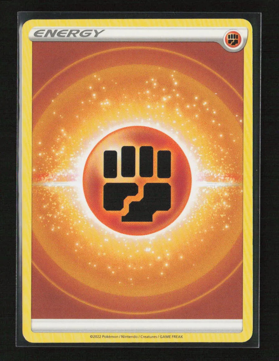 Fighting Energy (2022 Unnumbered) Common SWSH09: Brilliant Stars NM - Kang's Collectibles