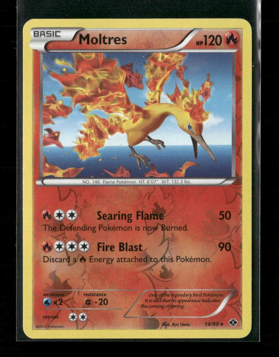 Moltres Holo Rare Next Destinies 14/99 LP - Kang's Collectibles