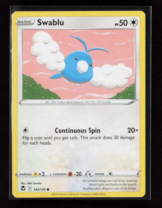 Swablu Common SWSH12: Silver Tempest 142/195 LP