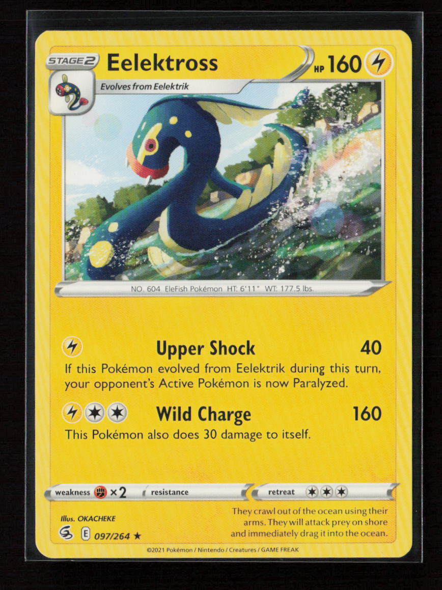 Eelektross Rare SWSH08: Fusion Strike 097/264 LP