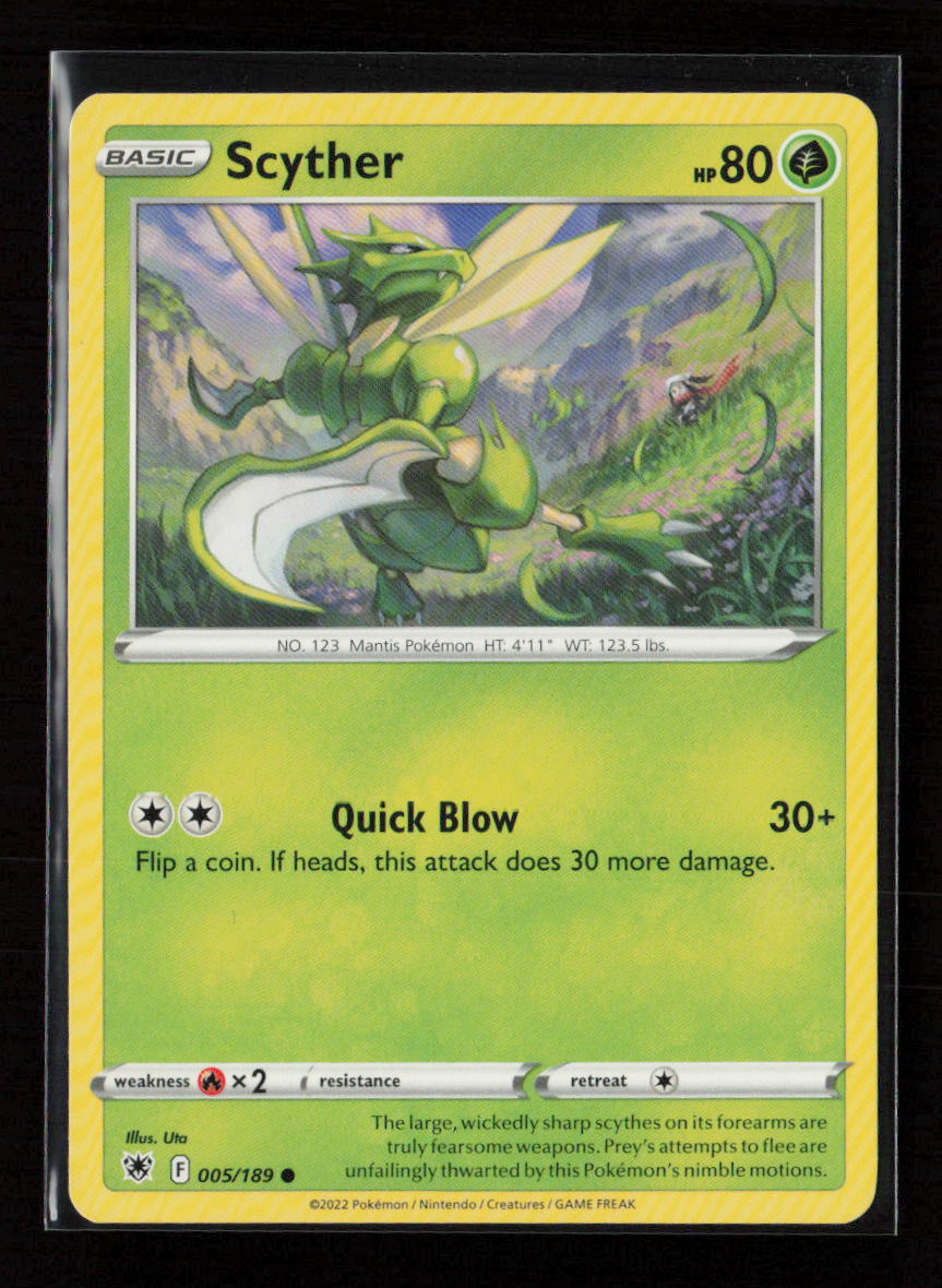 Scyther (005) Common SWSH10: Astral Radiance 005/189 LP