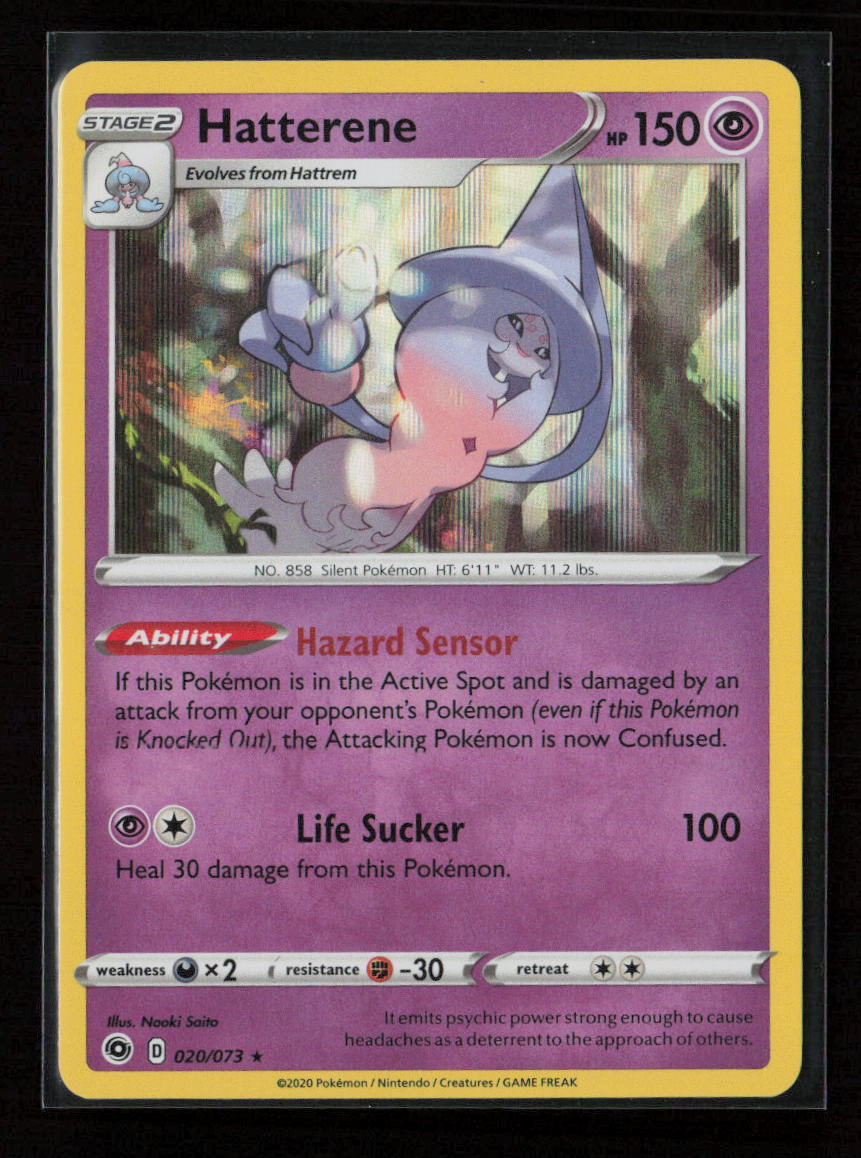 Hatterene Holo Rare Champion's Path 20/73 NM