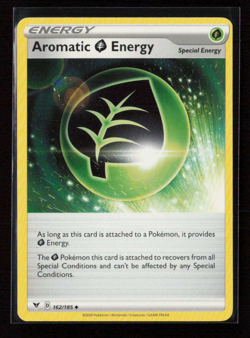 Aromatic Grass Energy Uncommon SWSH04: Vivid Voltage 162/185 LP