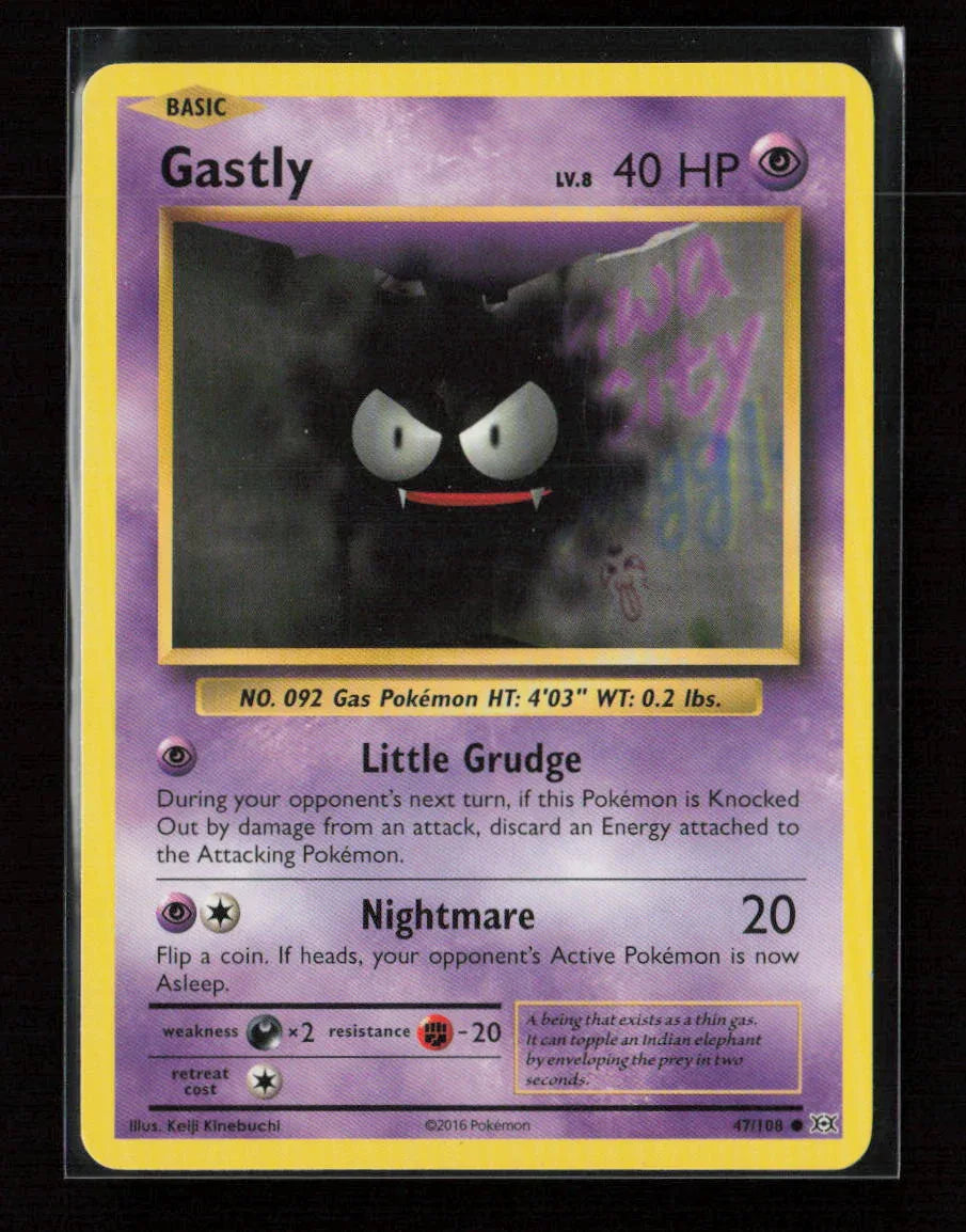 Gastly Common XY - Evolutions 47/108 LP - Kang's Collectibles