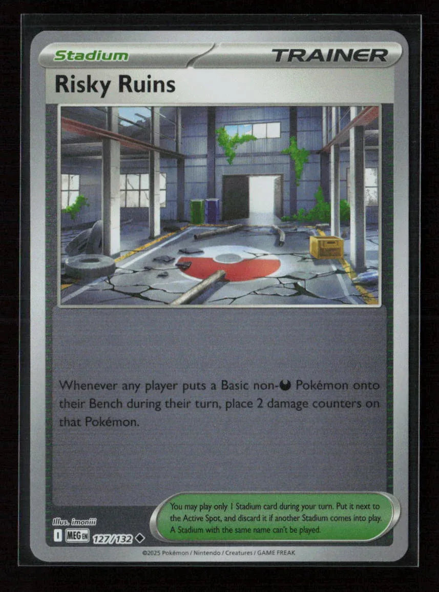 Risky Ruins Uncommon ME01: Mega Evolution 127/132 NM - Kang's Collectibles