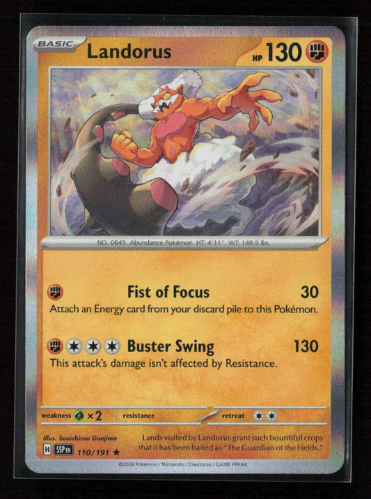 Landorus Rare SV08: Surging Sparks 110/191 NM - Kang's Collectibles
