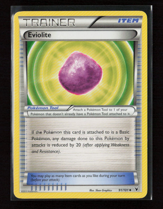 Eviolite Uncommon Noble Victories 91/101 NM