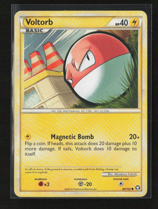 Voltorb Common Triumphant 83/102 LP - Kang's Collectibles