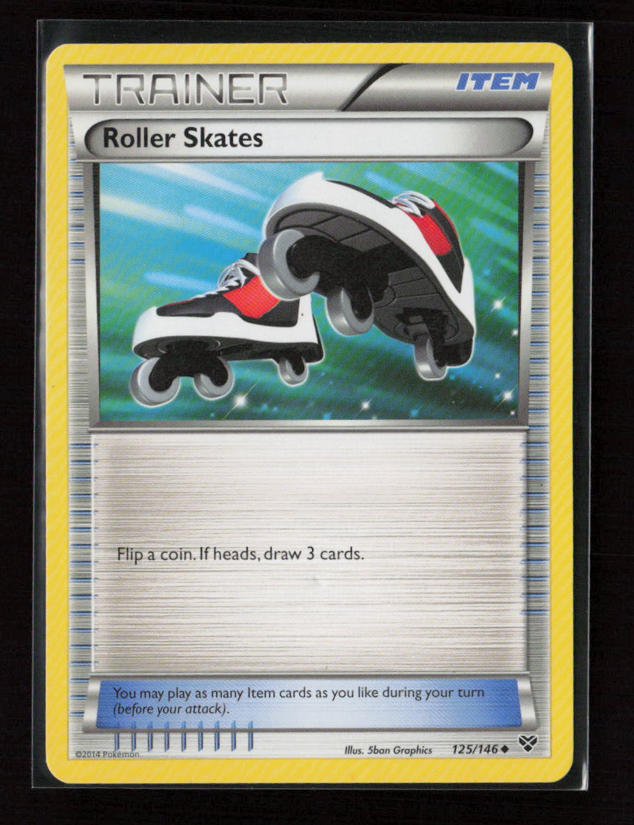 Roller Skates Uncommon XY Base Set 125/146 MP
