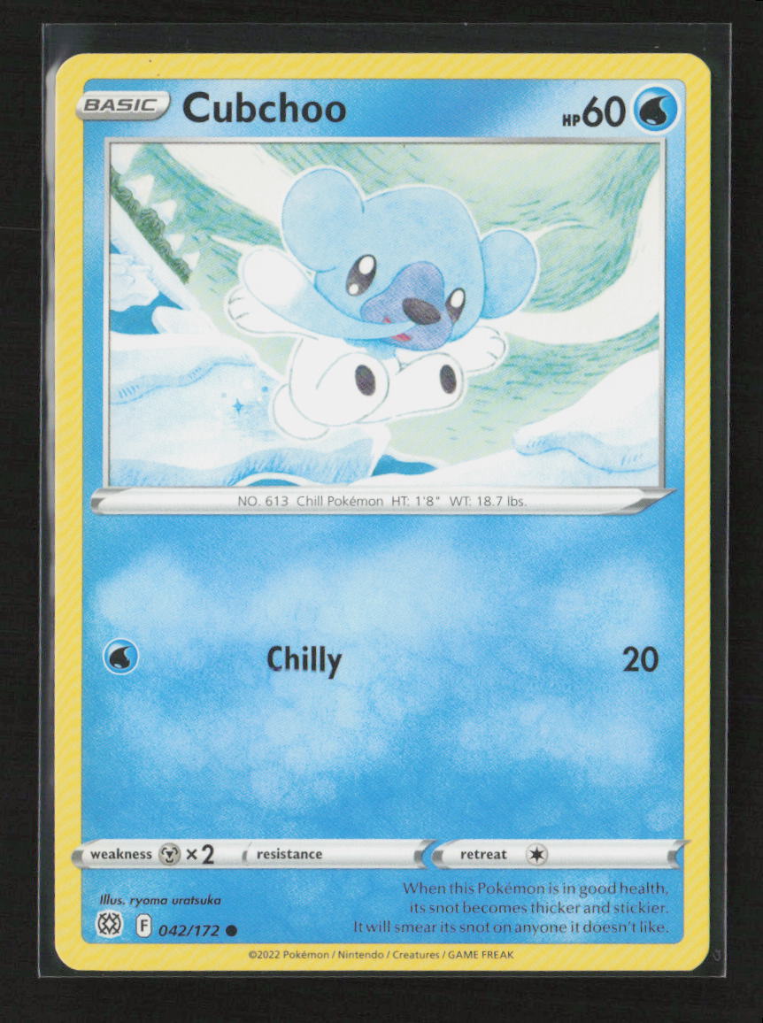 Cubchoo Common SWSH09: Brilliant Stars 042/172 LP